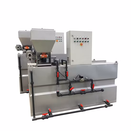 Automatic Polyelectrolyte Preparation PAM PAC Polymer Powder Dosing System