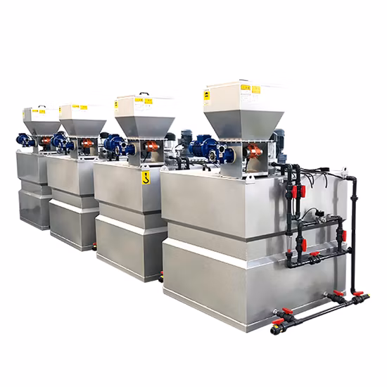 Automatic Polyelectrolyte Preparation PAM PAC Polymer Powder Dosing System