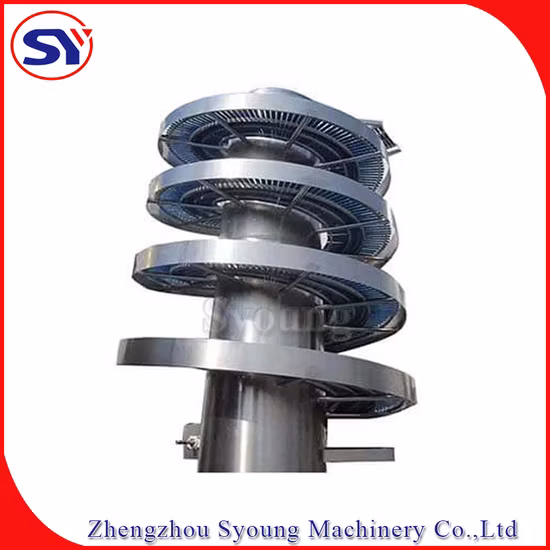 Small Cooling Spiral Elevator Vertical Screw Conveyors
