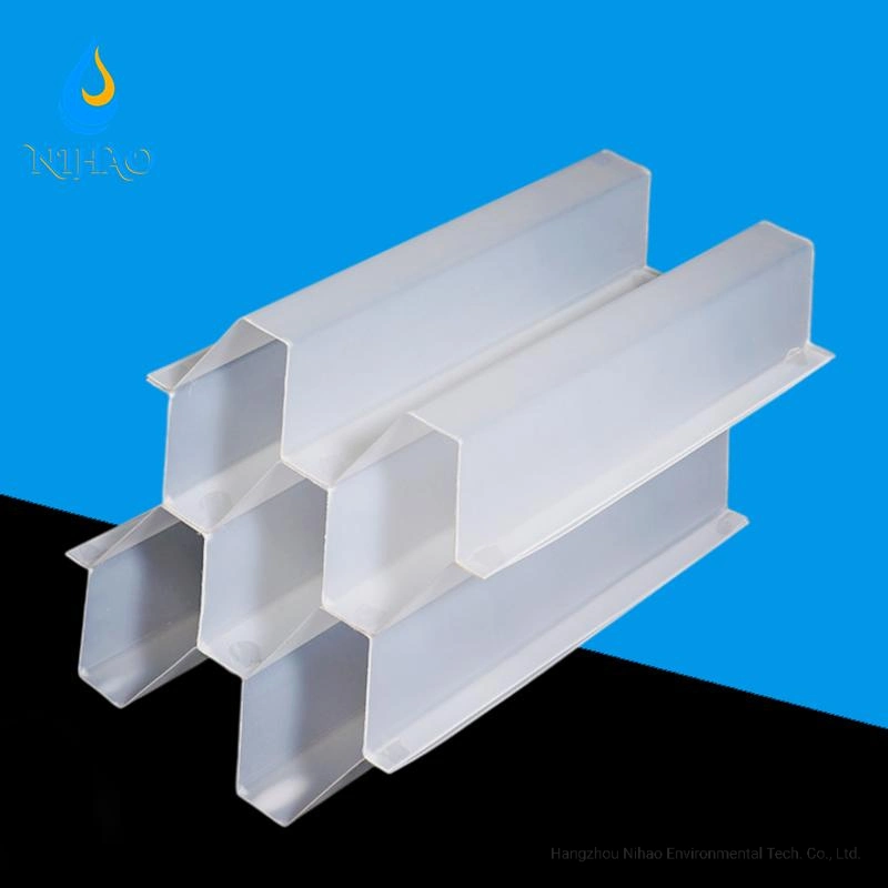 80mm Hexagonal Honeycomb Lamella Clarifiers Sheet Tube Settler / PP Inclined 1m*1m Tube Settler