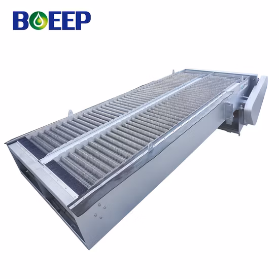 Clarificador de peneiramento de barras finas de águas residuais primárias para separação de sólidos e líquidos