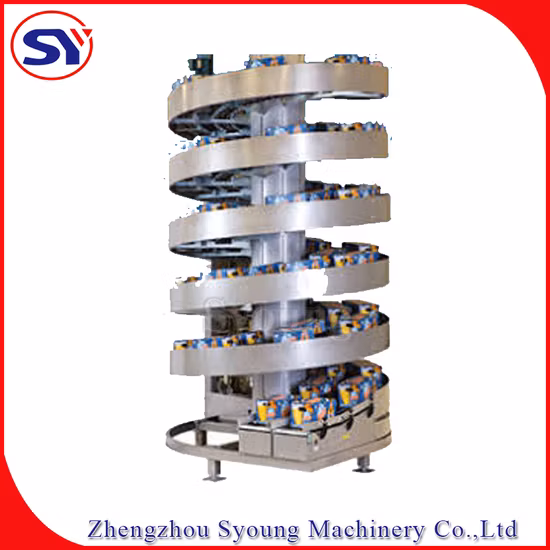 Roscas Transportadoras Verticais de Elevador Espiral de Resfriamento Pequeno