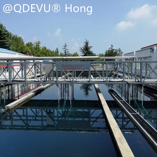 Suspensão com controle remoto/local Ponte completa Acionamento central Águas residuais Raspador de lodo