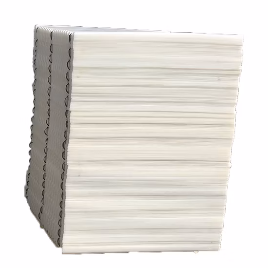 Meio de decantação de tubo de PVC/PP hexagonal 35 mm 50 mm Diâmetro lamela clarificador para tratamento de água